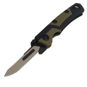 Nuovo arrivo K1891 Coltello pieghevole SK4 Lama satinata Nylon Plus Manico in fibra di vetro Coltelli tascabili EDC con guaina in nylon e scatola al dettaglio