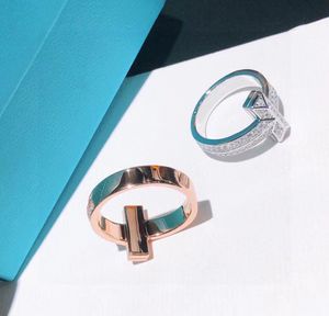 Designers diamantringar populära sterling silver ring av kvinnor man form mode smycken mångsidiga smycken bröllop gåva älskare jubileum Trevlig julklapp
