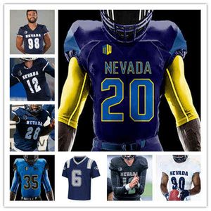 Abbigliamento College Football americano College Football personalizzato Maglia Nevada Wolf Pack Carson Strong Sam Hammond Toa Taua Trevor Price Daniel Grzesi