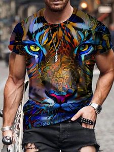 3d T Рубашки Тигр оптовых-Мужские рубашки D Тигр Львиная Рубашка Мужские Женщины Мода Футболка с короткими рукавами с короткими рукавами