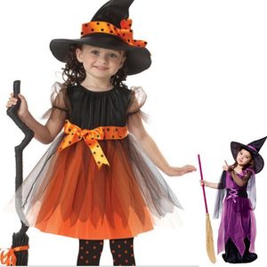 Kız Elbiseleri Cadılar Bayramı Cadı Elbise Bebek Yürümeye Başlayan Kızlar Cadılar Bayramı Kısa Kol Elbiseleri Çocuk Tül Elbise Prenses Elbise Cadılar Bayram