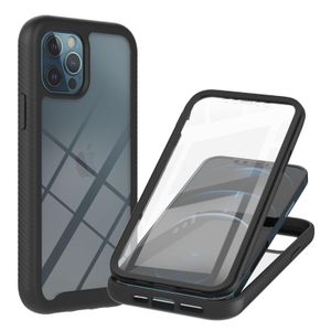 360 protezione PET copertura anteriore custodie per telefoni per iPhone 14 13 12 Mini 11 Pro XS Max XR X 7 8 6 6S Plus robusto guscio posteriore trasparente
