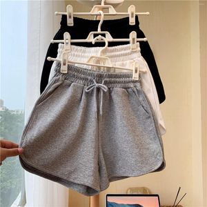 Pantolon All-Match Women Shorts Artı Boyut 5xl Kısa Einfache Ins Trendy Alle-Spiel Student Egzersiz Giyim Solide Solide Breite