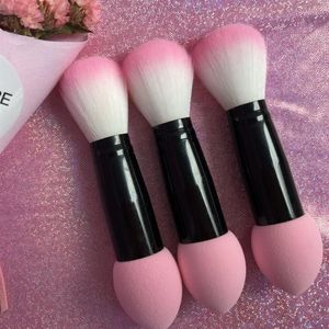 Makeup Brushes Professional Double Ended Blush Brush Women Sponge Imagic Cosmetic Powder Puff Pen Make Up Foundation Blusher