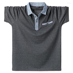 Polo da uomo oversize camicia in piquet di cotone vestibilità regolare 2022 Summer Men Sumer Casual Short traspirante