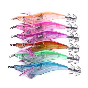 Wholesale led jigs for sale - Group buy 20pcs Light Fishing Lure cm g LED Electronic Shrimp Squid Hook Squid Jigs Fishing Tackle272T