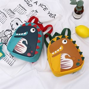 Zaini Cute Cartoon Dinosaur Baby Kindergarten Schoolbag Bambini Ragazzi Ragazze Borse da scuola Animali regolabili Zaino per bambini 220830