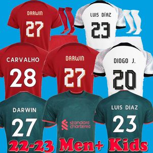 22 soccer jerseys New season home away rd RED football shirts men kids kits uniform XL XL