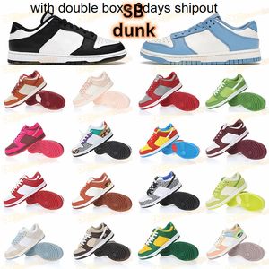 Gratis dubbla l￥da 3Days Shipout Shoes 2022 Designer SB Low Mens Women Casual Shoes Skate Chunky Gray Georgetown Midas Atlas Lost UNC Coast Chi