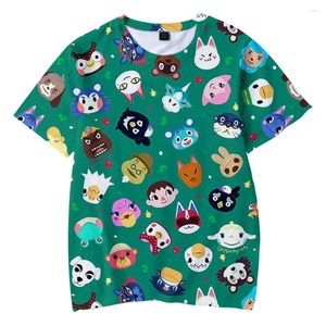Men's T Shirts Prowow Animal Crossing Summer Boys Girls T-shirt Anime Print Fashion Personality Short Sleeve Round Neck Causal