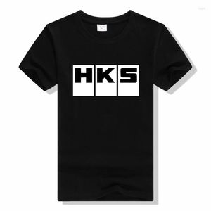 Men's T Shirts Mens T-shirt Euro Size TOPS Limited HKS Power And Sportser Performance Turbo Logo Unisex Tee-shirt