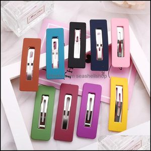 Saç klipsleri barrettes rectangar paspas bb klip çocuklar çocuklar saç klipsleri pins barrettes kadınlar için aksesuarlar saç dhseller2010 dhmoy