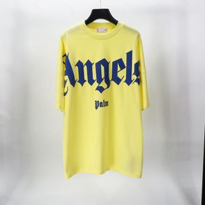 Palms Angels T Shirts 22SS Letter Logo Loose Casual Unisex Round Neck Short Sleeve Men Women Lovers Style Boyfriend Gift T-shirt 992