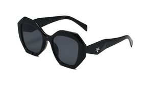 Óculos de Sol Feminino Designer Luxo Letra P Uv400 Street Six Colors Driving Beach Holiday Frame Full Oval Man Óculos de Sol