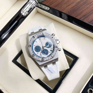 Luxury Mens Mechanical Watch ES AP26231S Multifunktionella sport Womens Tape Swiss Brand Wristwatch