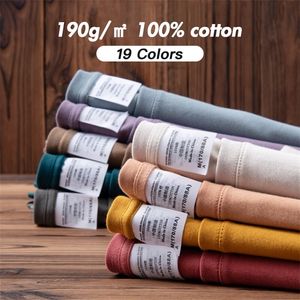 Erkek Tişörtleri 6.7oz 190gsm Combed Pamuk Tees Tshirts Erkek Katı Üstler Kadın Erkek Özel Takım Üniforma Giysileri Yaz Marka Özelleştirme 220905