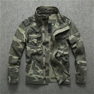 Jackets masculinos vestem casuais casuais camo de tamanho esportivo de espessura de jeans grossa em geral Green Military Winter Camuflage Casaco Masculino XXL 220905