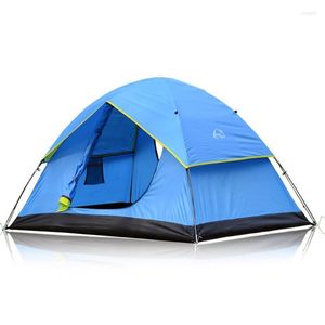 Tents And Shelters Outoodr Camping Beach Tent Double Layer Tente Travelling Picnic Barracas Waterproof Portable Folding Tenda 2 Person