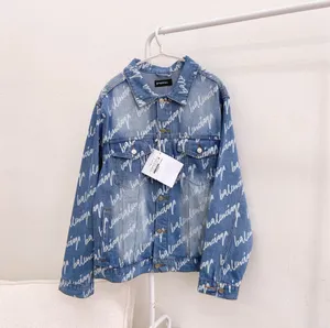 2022 Luksusowa marka mężczyzn damska kurtka lapelowa moda Wysokiej jakości płaszcze słynne międzynarodowe projektant marki Lady Casual Emporters Channel BV