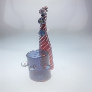 Smoking Pipes american red and stripe and yellow flash with opals marbles proxy new design only sale glass beautiful