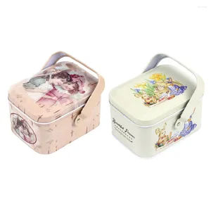 Gift Wrap 2pcs Easter Holder Packing Boxes Cookie Storage Box For Holiday Festival Party