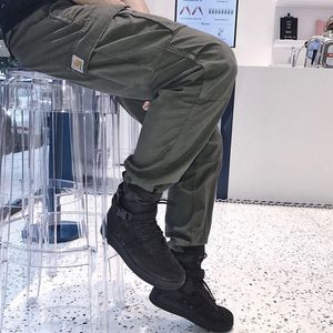 Designer Men's Carhart Casual Mens Long Multi Pocket Workwear Style Sweatpants High Quality Loose Men Pants