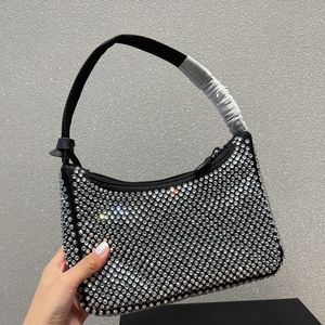 Borse P Designer HOBO Borsa ascellare in cristallo Moda classica a spalla Borse di alta qualità 2023