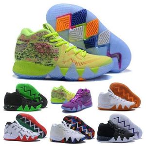 Kyrie 4 4s Men Basketball Shoes Confetti Ankle Taker Halloween Bhm Equality Mamba Light Volt 2023 Man Hommes Trainers Sneaker Size 7 - 12
