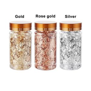 Party Supplies Food Grade Genuine Gold Leaf Schabin Flakes 2g 24K Gold Decorative Dishes Chef Art Cake Decorating Tools 905