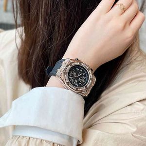 Lüks Mens Mekanik Saat Domine -Star Girl S Büyük Kadran Çift Yaz Swiss ES Marka Bilek Swatch