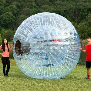 Wholesale inflatable people for sale - Group buy Fast Delivery Inflatable Zorb Ball For Human Size Hamster Ball For People Go Inside Clear PVC Grass Ball Snow Ball255b