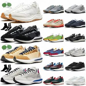 Tênis de corrida vaporwaffle tênis masculino waffle pegasus fragmento Undercover LDWaffle ldv clot Pure Platinum Sail branco Nylon Noir