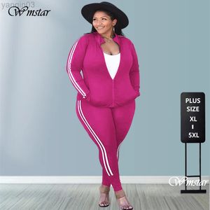 Frauen Plus Size Trainingsanzüge Sets Frauen Winter Kleidung Trainingsanzug 2 Stück Outfits Sweatshirt Jogging Hosen Neue 2021 Großhandel Dropshipping L220905