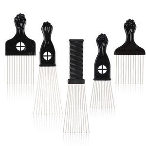 Hair Brushes Afro Comb Metal African American Pick Hairdressing Styling Tool For Drop Delivery 2022 Lulubaby Ampwj