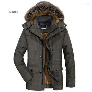 Jaquetas masculinas colarinho de pele masculina parkas de inverno jaqueta de moda de inverno masculino grosso fora de casa 6xl veludo casaco quente