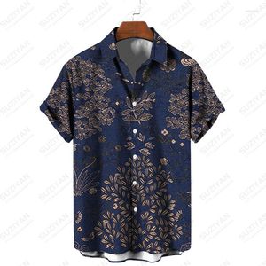 Men's Casual Shirts For Men 3D Printing Fashion Size European Products Beautiful Patterns Formal Wholesale Korean Japanese Summer Sale