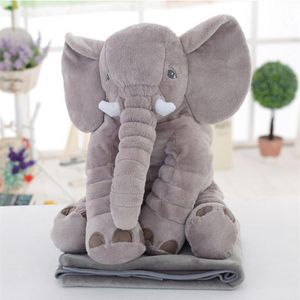 Buntes Riesen Elefant gefülltes Tierspielzeug Tierform Kissen Baby Spielzeug Plüsch Home Dekoration292g