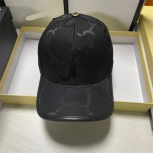 Designer letter leather label baseball cap fashion trend duck tongue caps luxury male and female stars sunshade hat brand temperament versatile hats