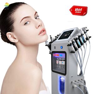 Mais novo 12 em 1 Microdermoabrasão Hydra Limpeza Máquina Facial Aqua Água Oxigênio Dispositivo Facial BIO RF Lifting Facial Remoção de Rugas Equipamento de Beleza