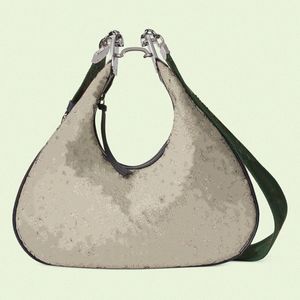 Bolsa de ombro a tiracolo anexada Bolsas de couro de moda feminina de luxo pretas e marrons