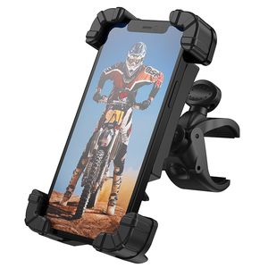 2022 Motocicleta de moto premium Phone Solter Universal 4.7-6.9 polegadas telefones celulares Montar o suporte do guidão de instalação rápida de 360 ​​graus de rotação