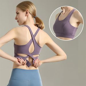 Wholesale sexy plus size tank tops for sale - Group buy Plus Size S XL Sports Bras Women Fitness High Impact Shockproof Tank Tops With Buckles Running Vest Gym Workout Sexy Brassiers307T