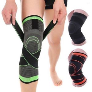 Motorcykel rustning 1PC Sports Knee Protector Kneepad m￤n Kvinnor Elastiska Brace Pads Support f￶r att k￶ra basket fitness Rodilleras