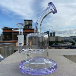 Narghilè piccoli Bong da 5,9 pollici Rigs per olio in vetro Dab Smoking Base per bicchiere in vetro Bong ad acqua con banger da 14 mm