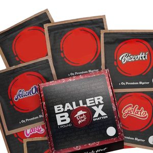 BALLER BOX 1oz shatter packs Gadgets flower extract food slab hut baller box packages shatter envelop 1 pound bag