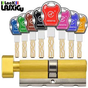 Door Locks Universal standard Cylinder lock Entrance door Out Lock 8 colorful keys 220906