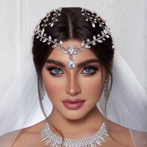 Kafa Bantları Düğün Gelin Kristal Baş Bandı Kadın için Rhinestone Saç Tombul Headdress Headpiece Gelin Drop Teslimat 2022 Bdesybag Ameya