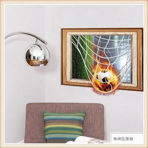 Wall Stickers Creative Football Po Frame 3D Sticker Living Room Bedroom Decoration Modern Art Mural Boy