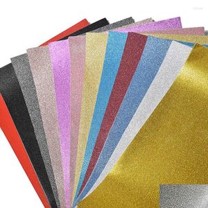Wrap Wrap Gold glitter in polvere Adesivo autoadesivo Set di 10 artigianato di carta fatti a mano M6CE