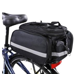 Bisiklet Yan Çantalar toptan satış-MTB Bisiklet Taşıyıcı Torba Arka Raf Bisiklet Bagaj Bagaj Pannier Arka Koltuk Çift Side Bisiklet L Bycicle Bag Dayanıklı Seyahat